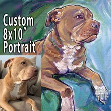 Load image into Gallery viewer, Custom Pet Portrait - 8x10 Canvas
