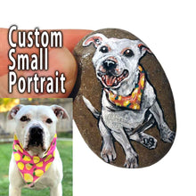 Load image into Gallery viewer, Custom Pet Portrait Stone - Small
