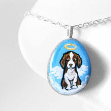 Load image into Gallery viewer, Springer Spaniel Angel - Rock Art, Magnet, or Necklace

