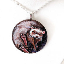 Load image into Gallery viewer, Ferret - Wood Art, Magnet, or Necklace
