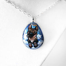 Load image into Gallery viewer, German Shepherd Angel - Rock Art, Magnet, or Necklace
