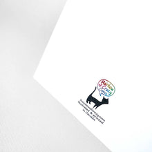 Load image into Gallery viewer, Hungry English Spot Rabbit Greeting Card - Funny Torn Paper Card
