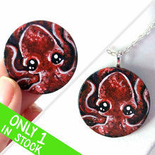 Load image into Gallery viewer, Octopus - Wood Art, Magnet, or Necklace
