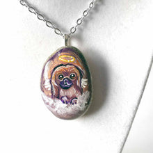 Load image into Gallery viewer, Pekingese Angel - Rock Art, Magnet, or Necklace
