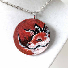Load image into Gallery viewer, Red Fox - Wood Art, Magnet, or Necklace
