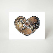 Load image into Gallery viewer, Otters Love - Greeting Card
