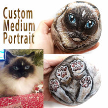 Load image into Gallery viewer, Custom Pet Portrait Stone - Medium Loaf
