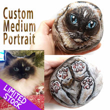 Load image into Gallery viewer, Custom Pet Portrait Stone - Medium Loaf
