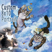 Load image into Gallery viewer, Custom Pet Portrait - 8x10 Canvas
