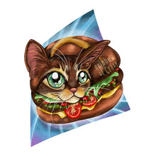 Load image into Gallery viewer, Burger Cat - Art Print

