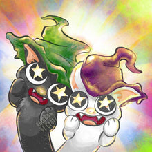 Load image into Gallery viewer, Cute Witch Cats - Art Print
