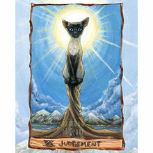 Load image into Gallery viewer, Judgement Art Print, Siamese Cat - Animism Tarot

